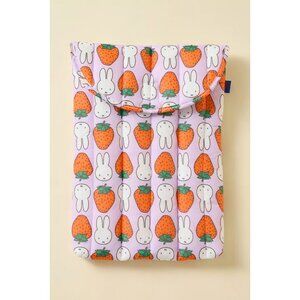 NEW Baggu Miffy Strawberry Puffy Laptop Case